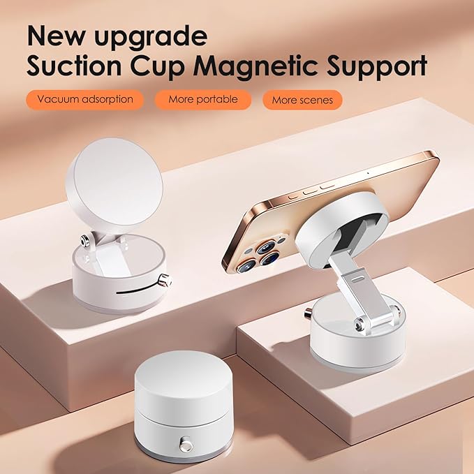 GORDIUS Upgraded Vacuum Magnetic Suction Phone Mount