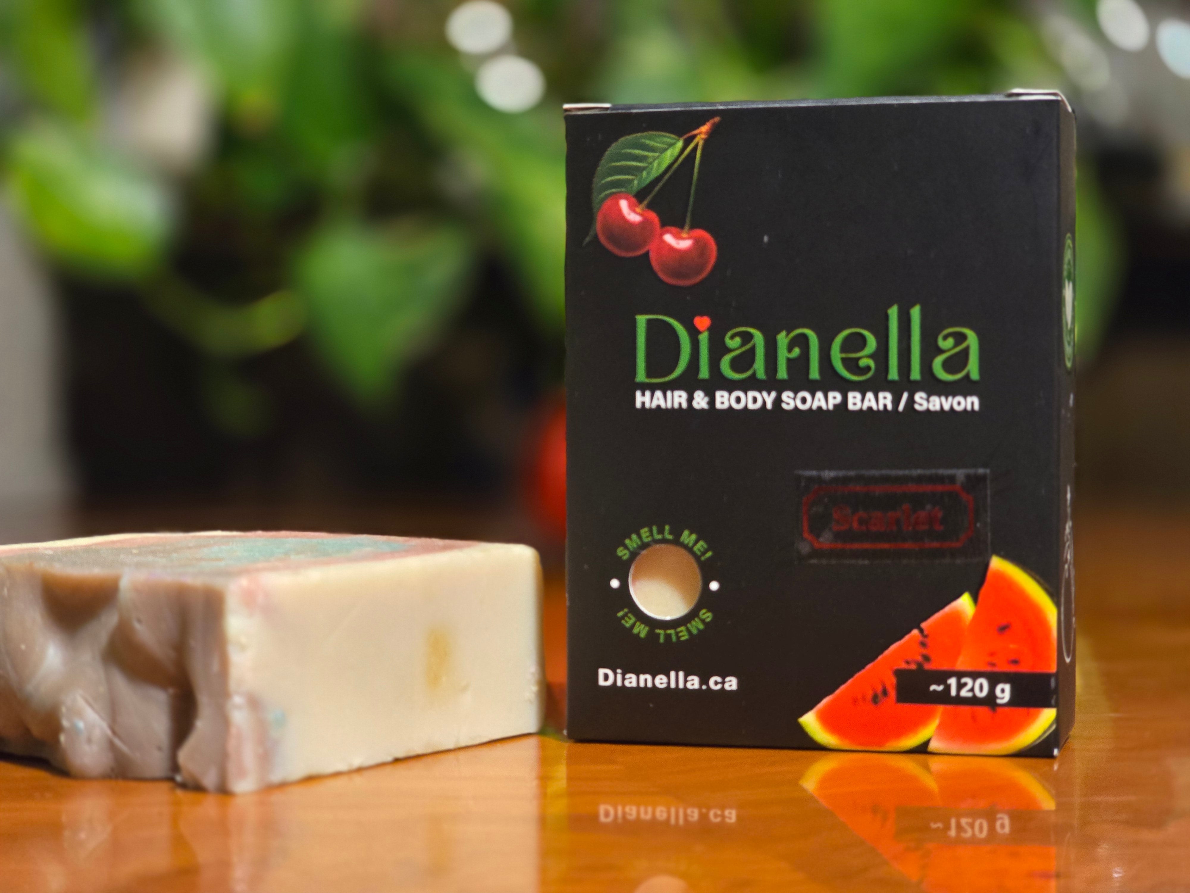 Wholesale Scarlet/Cherry Soap Bar – Organic, Handmade, Moisturizing, Vegan