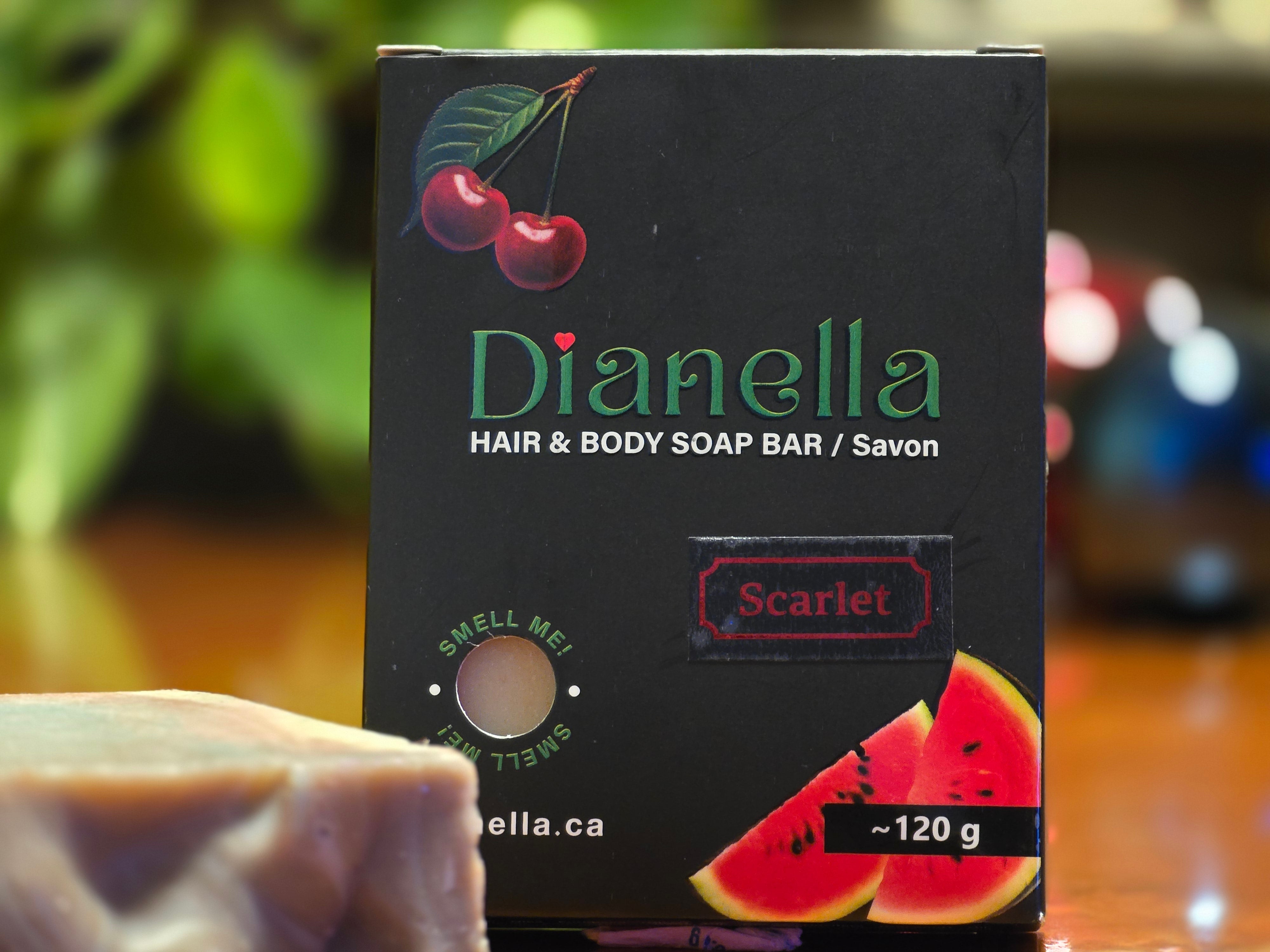 Wholesale Scarlet/Cherry Soap Bar – Organic, Handmade, Moisturizing, Vegan