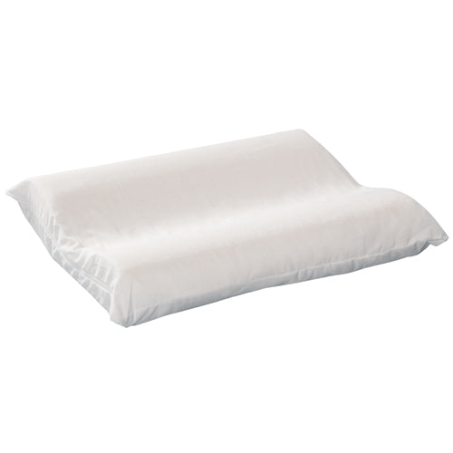 Contoured Foam Cervical Pillow Standard – Neck & Spine Support with White Cover