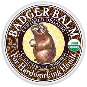Badger Balm Organic Moisturizing Balm for Dry Hands, Feet & Elbows 21g