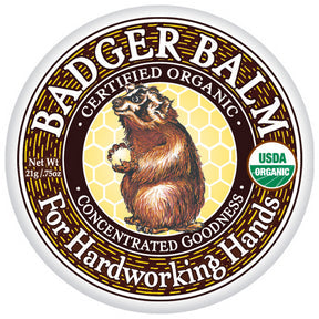 Badger Balm Organic Moisturizing Balm for Dry Hands, Feet & Elbows 21g