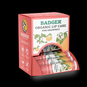 Badger Balms - Pink Grapefruit Lip Balm Display (18 x 4g 144)