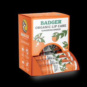 Badger Balms - Tangerine Breeze Lip Balm Display (18 x 4g 144)