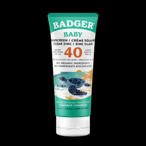 Badger Balms - SPF 40 Baby Clear Zinc Sunscreen (87ml 60)