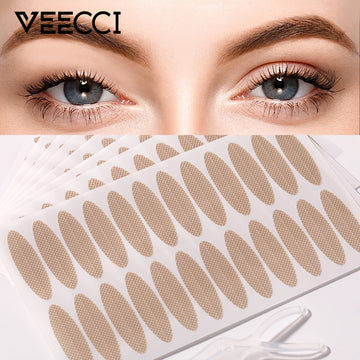 48pcs Eyelid Lift Strips Invisible Double Eyelid Tape Self-Adhesive Waterproof Instant Single Side Breathable Stickers For Hooded Droopy Uneven Mono Lids With Fork Rods