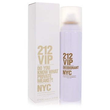 212 Vip Perfume By Carolina Herrera Deodorant Spray- Free Shipping