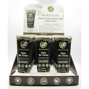 Back to Earth - Pain Be Gone Display (12 x 60ml 12)