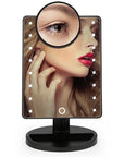 LED Lights Touch Screen Makeup Mirror 22