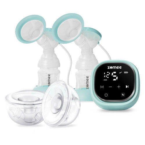 Zomee Z2 Breast Pump with Hands-Free Cups – Portable & Efficient