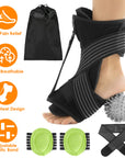 Plantar Fasciitis Night Splint Adjustable Foot Orthotic Brace Support Achilles Tendonitis Ankle Pain Relief Hard Spiky Massage Ball 2 Arch Support Ban