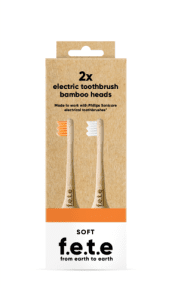 F.e.t.e. - Electric Toothbrush Head 2Pack SOFT (2pk 40)