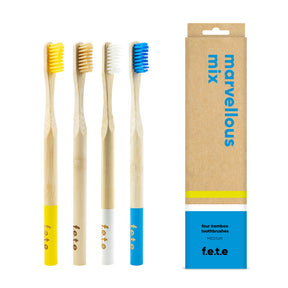 F.e.t.e. - Toothbrush Medium Marvellous Mix (4pk 40)