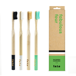 F.e.t.e. - Bamboo Toothbrush Multi Pack Firm (4pk 40)