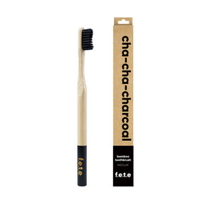 F.e.t.e. - Bamboo Toothbrush Cha Cha Charcoal (1ct 200)