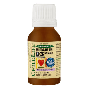 ChildLife Essentials - Vitamin D3 Organic Drops (6.25ml 12)