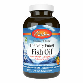 Carlson Laboratories - Very Finest Fish Oil Orange (240sg 12)