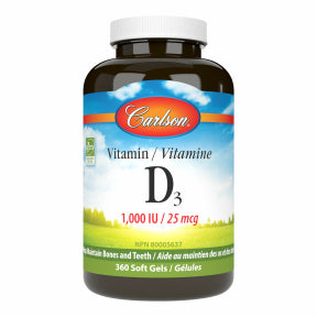 Carlson Laboratories - Vitamin D3 1000IU (360sg 30)