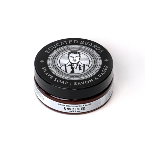 Educated Beards - Unscented Shave Soap (114g 1)