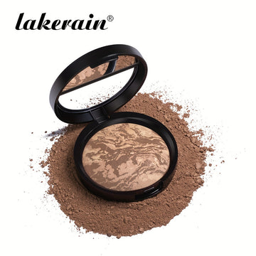 Lakerain Color Correcting Powder Foundation Balance-n-Brighten, Concealing Light To Medium Coverage, Semi-Matte Natural Finish Contain Plant Squalane