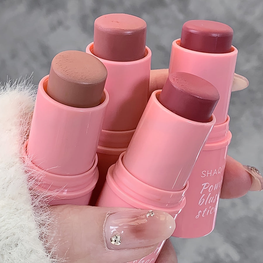 Smooth Blush Stick Naturally Saturated Expansive Color Long Lasting Waterproof Natural Blush Brightening Skin Tone Makeup Blush Stick