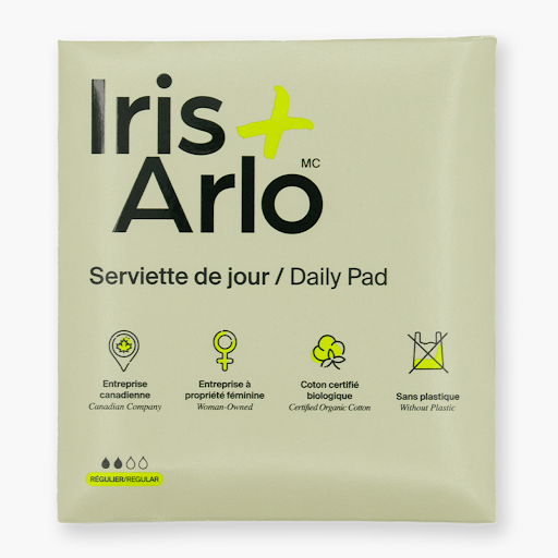 Individual Packets - 100% Organic Cotton Daily Pads