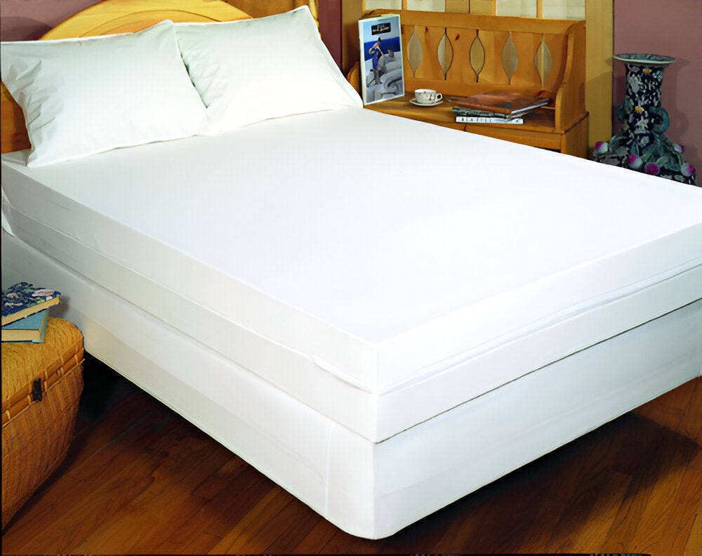 Zippered King Mattress Cover, Full Encasement Protector with Breathable Fabric, Dust & Allergen Shield