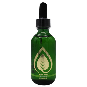 MCT/CBD Tincture 3000 mg  2 oz - Natural (unflavored), Sweet Grape, and Pineapple Smoothie - Free Shipping