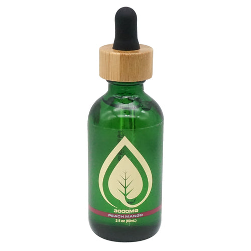 MCT/CBD Tincture 3000 mg  2 oz - Natural (unflavored), Sweet Grape, and Pineapple Smoothie - Free Shipping