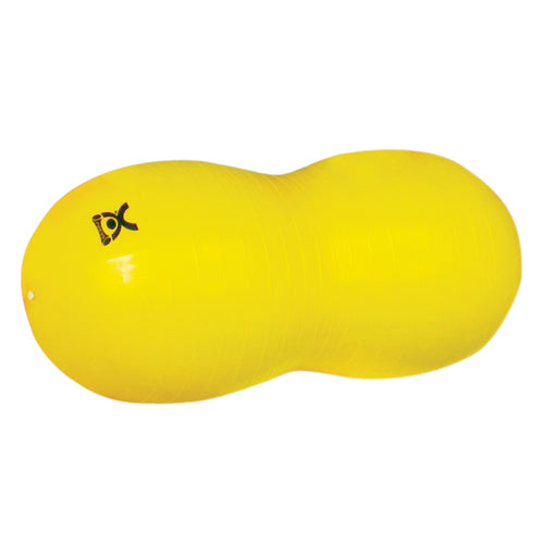 CanDo Inflatable Peanut (Saddle) Roll – 40cm Yellow