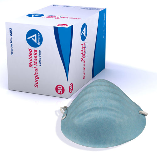 Surgical Cone Shaped Face Mask Blue – Box of 50 Disposable Masks