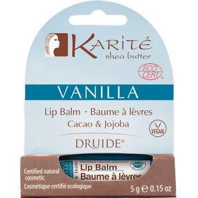 DRUIDE Laboratories - Shea Butter & Vanilla Lip Balm (5g 12)