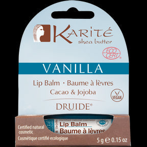 DRUIDE Laboratories - Shea Butter & Vanilla Lip Balm (5g 12)