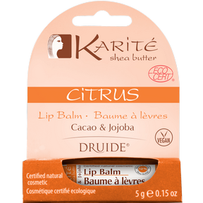 DRUIDE Laboratories - Shea Butter & Citrus Lip Balm (5g 12)