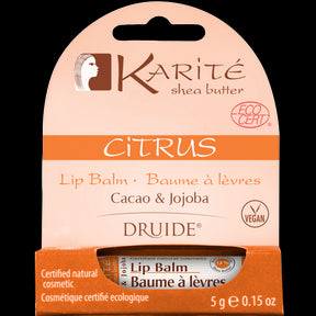 DRUIDE Laboratories - Shea Butter & Citrus Lip Balm (5g 12)