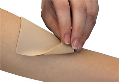 Silicone Scar Sheets – 2.5" x 3", Self-Adhesive with Fabric Cover, 2-Pack