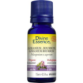Divine Essence - Geranium Bourbon (Organic) (15ml 6)