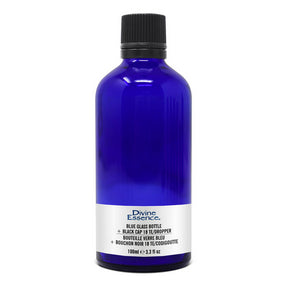 Divine Essence - Bl. Glass Bottle 100ml + Black Cap (100ml 6)