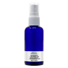 Divine Essence - Bl. Glass Bottle 50ml + wht. Spay (50ml 6)