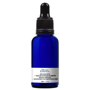 Divine Essence - Bl. Glass Bottle 30ml + Gl. Dropper (30ml 180)
