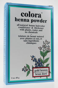 Colora Henna - Gold Brown Powder (60g 12)