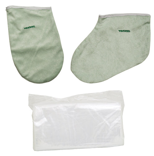 Paraffin Wax Bath Kit with Mitt, Boot & Liners – Complete Home Spa Set