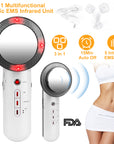 Ultrasonic Body Shaping Machine 3 in 1 Multifunctional EMS Infrared Massager Fat Remover For Belly Waist Leg Arm Skincare