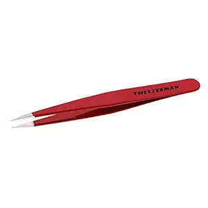 TWEEZERMAN Point Tweezer Red - Free Shipping