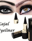 Matte, Waterproof And Smudge Proof Eyeliner Balm Black Single-head Solid Eyeliner Balm