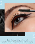 Big Lash Mascara, Extreme Black, Curling And Lengthening, Long-Lasting Formula, Waterproof, Smudge-Proof, 24-Hour Wear