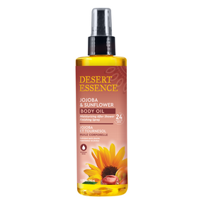 Desert Essence - Jojoba & Sunflower Body Oil Spray (245ml 6)