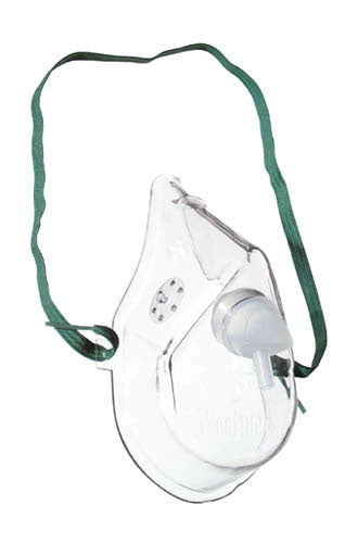 Adult Oxygen Mask with 7' Tubing – Medium Concentration, Comfortable Fit