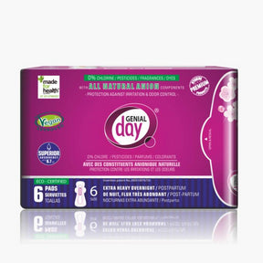 Genial Day - Postpartum Pads-Extra Heavy (6ct 6)