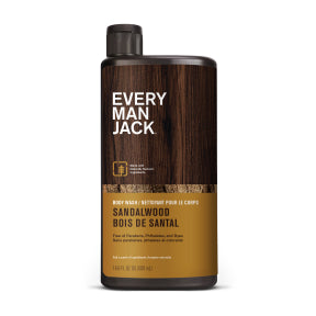 Every Man Jack - Body Wash Sandalwood (500ml 6)